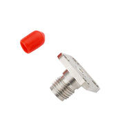 2.4mm Female 4 Holes 0.500" SQ Flange Connector Accept .020'' Pin PR24FS51F01 - Precisionrf Electronics