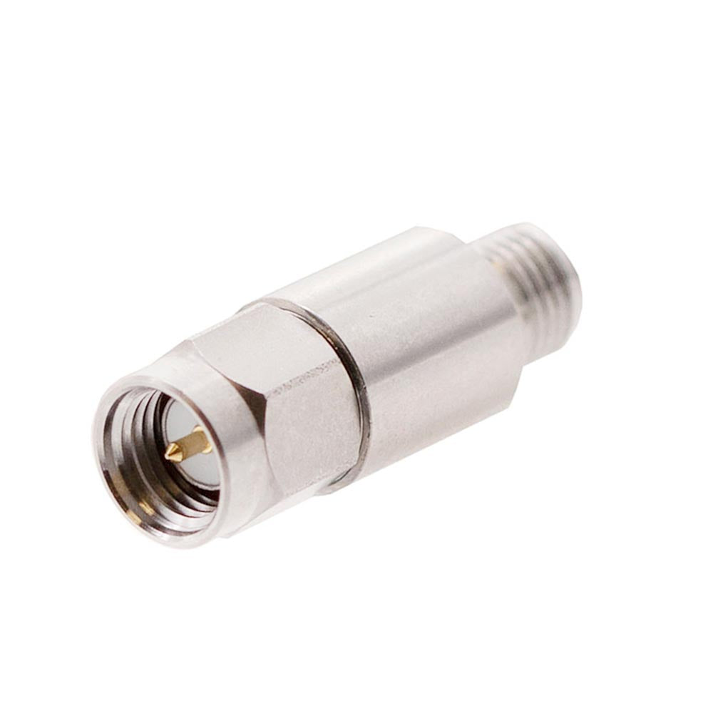 PRFSMADCB01 SMA Male To Female DC Block 18G - Precisionrf Electronics