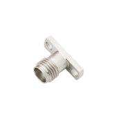 2.92mm Female 2 Hole 0.400" Square Flange Connector Accept .009'' Pin Dia PR360S09F05 - Precisionrf Electronics