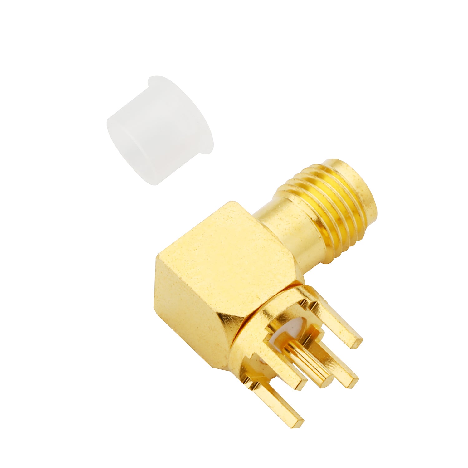 SMA PCB Edge Mount Connector 701301 - Precisionrf Electronics