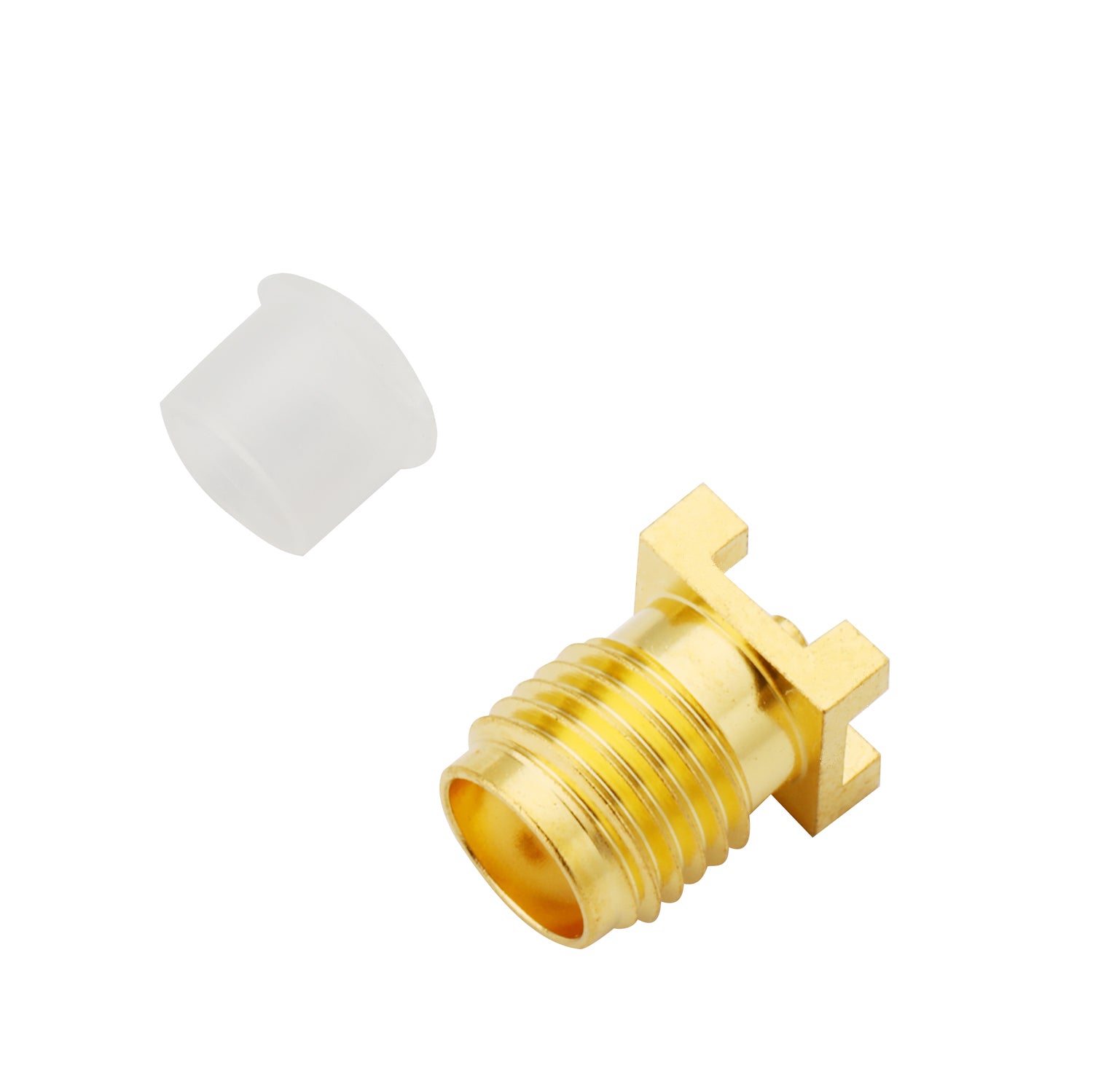 SMA PCB Edge Mount Connector 711201 - Precisionrf Electronics
