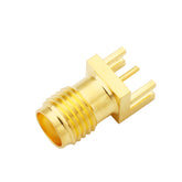 SMA PCB Edge Mount Connector 711821 - Precisionrf Electronics