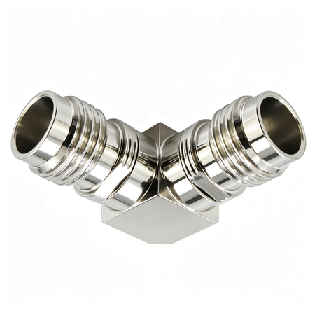 1.85mm Right Angle Adapter Female to Female VSWR 1.35 67Ghz