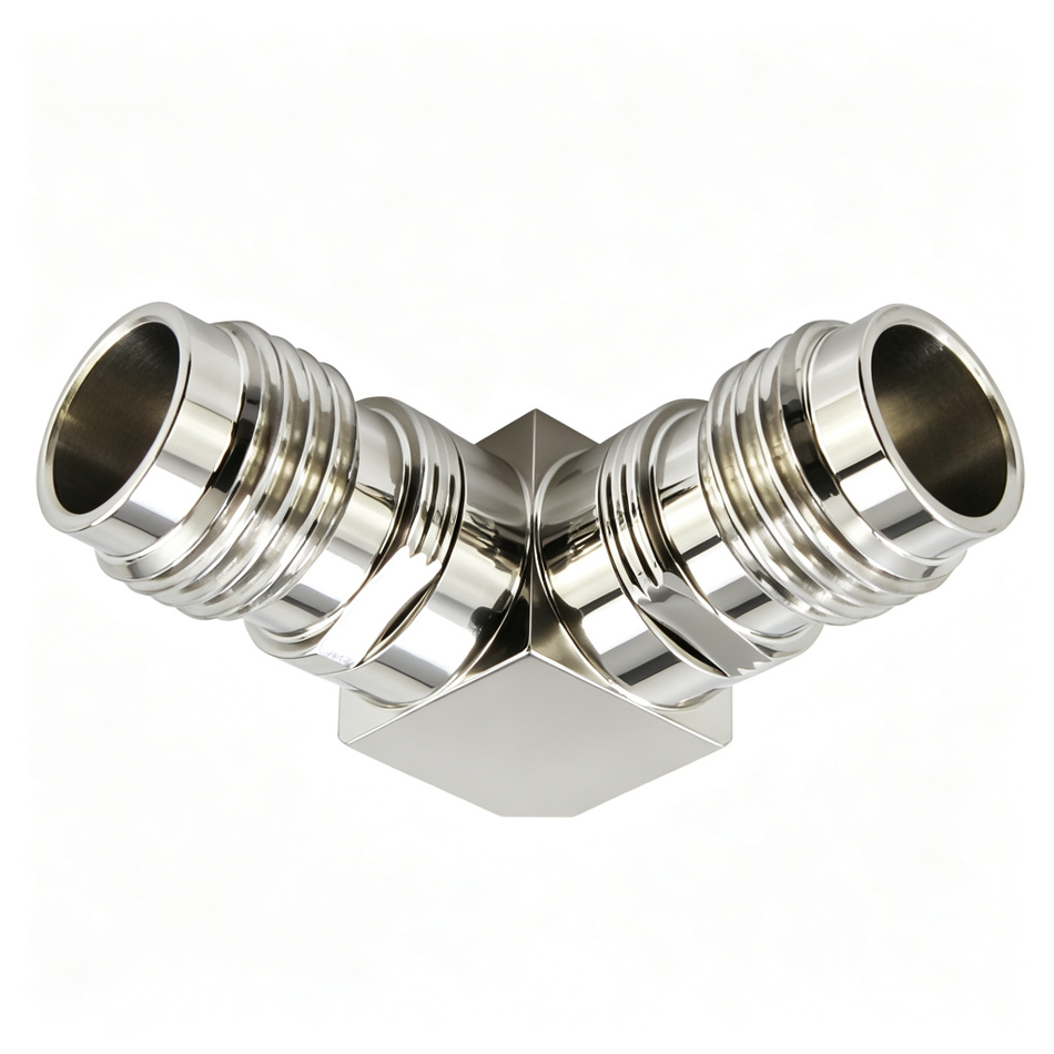 1.85mm Right Angle Adapter Female to Female VSWR 1.35 67Ghz