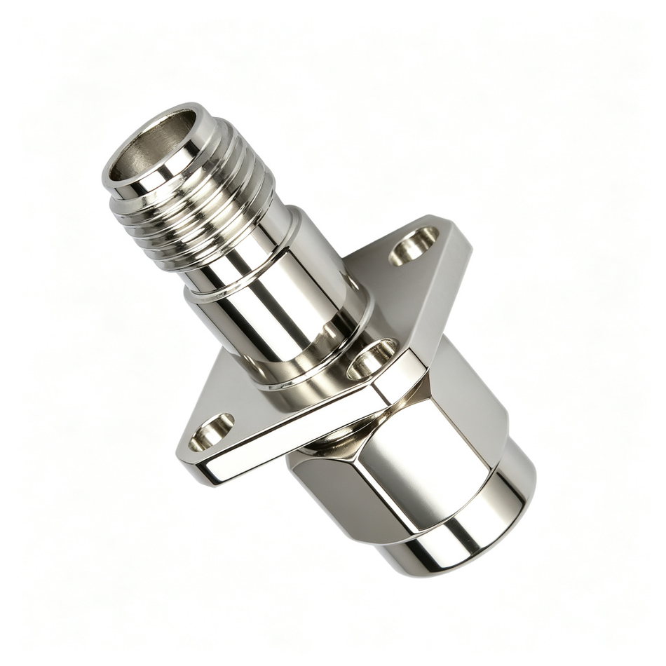 SMA Male to Female Flange Adapter 18Ghz