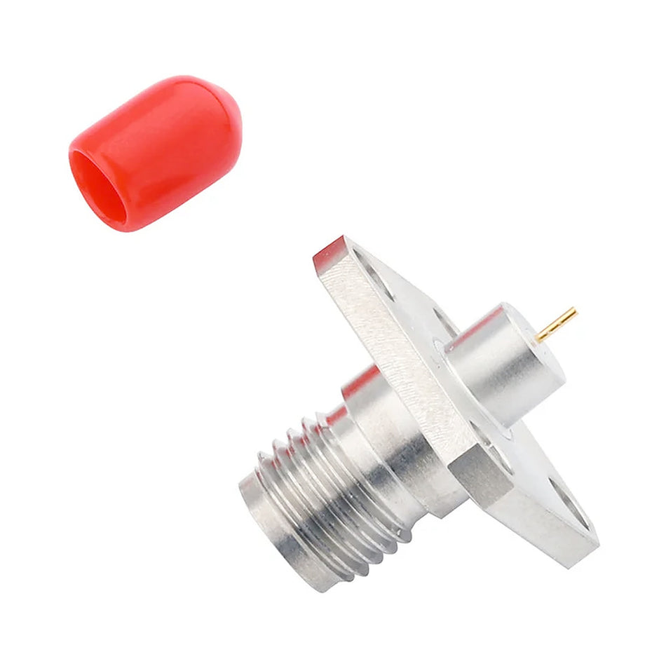 PRSAFP-01 SMA Female Bulkhead Flange Connector 10 PCS