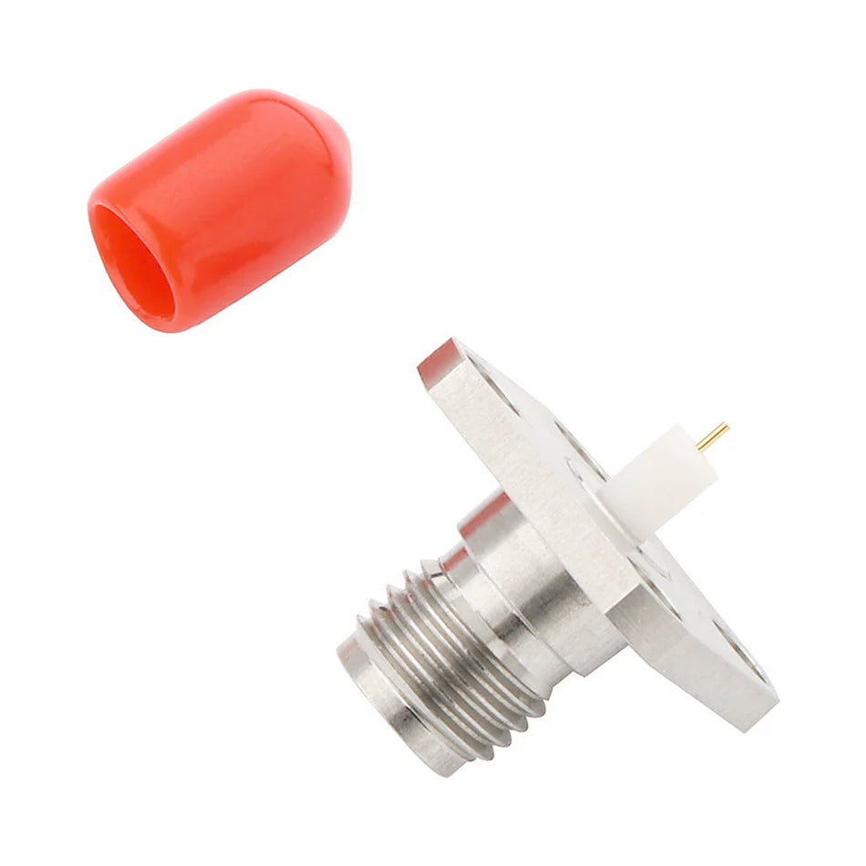 PRSAFP0713-04C SMA Female Bulkhead Flange Connector 10 PCS