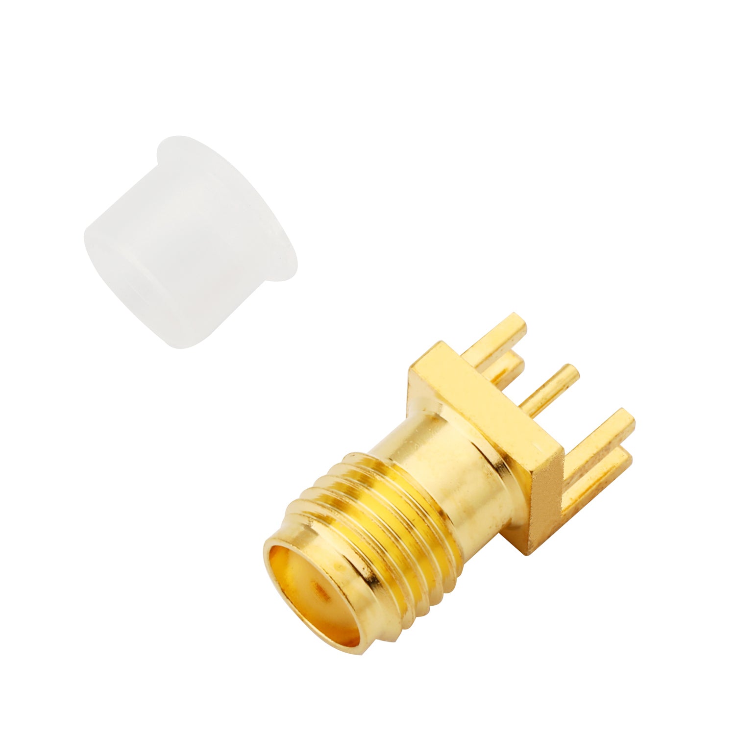 SMA  PCB Edge Mount Connector   711841 - Precisionrf Electronics 